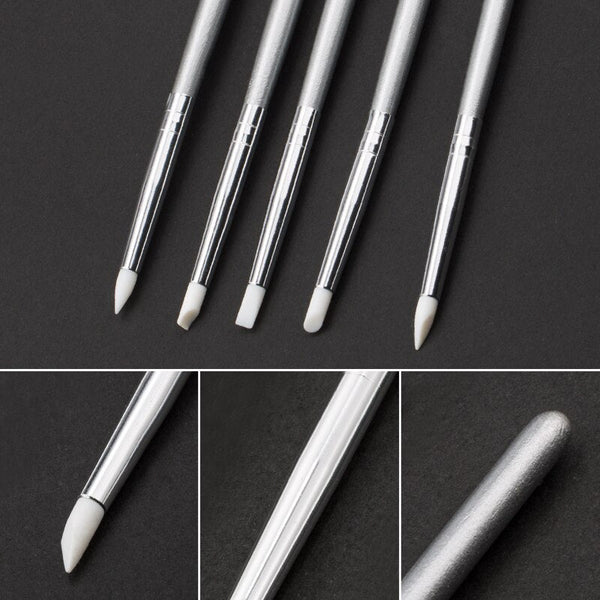 5 Pcs Silicone Brushes